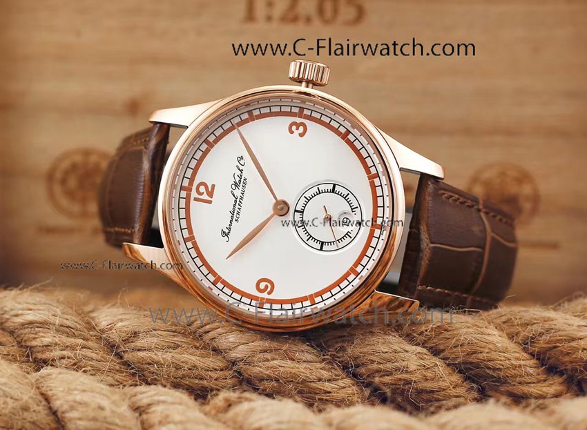 New IWC Portugieser Automatic Watch Rose Gold White Dial